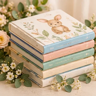 Stack of children's board books